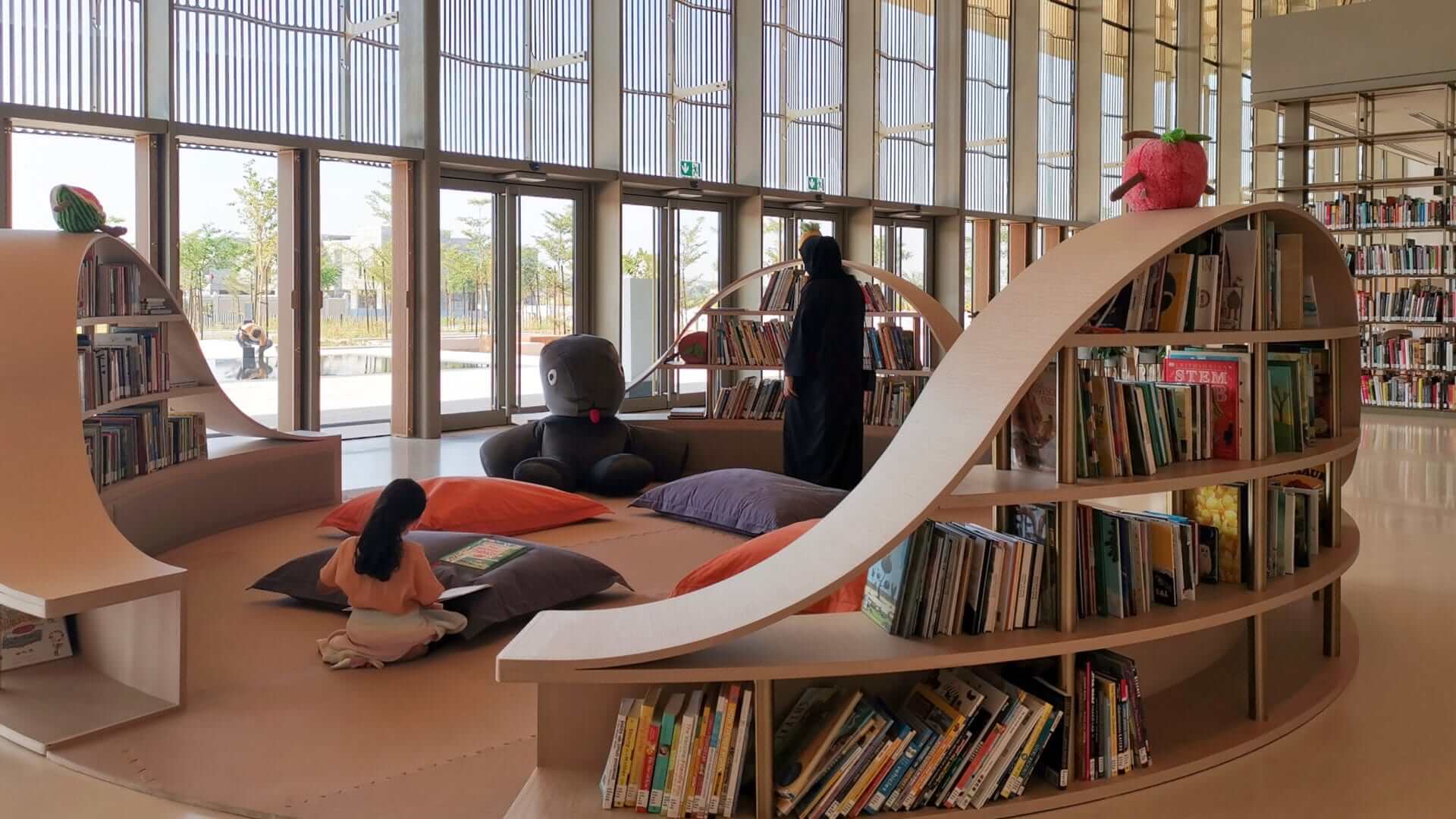 Children reading books